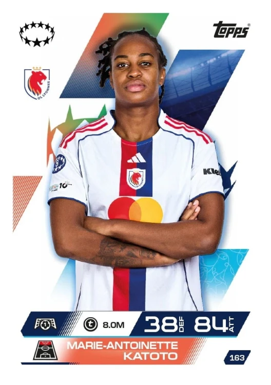 Karty TOPPS MATCH ATTAX EXTRA 2025 2026 MEGA puszka Goliaths front - karta Katoto.jpg