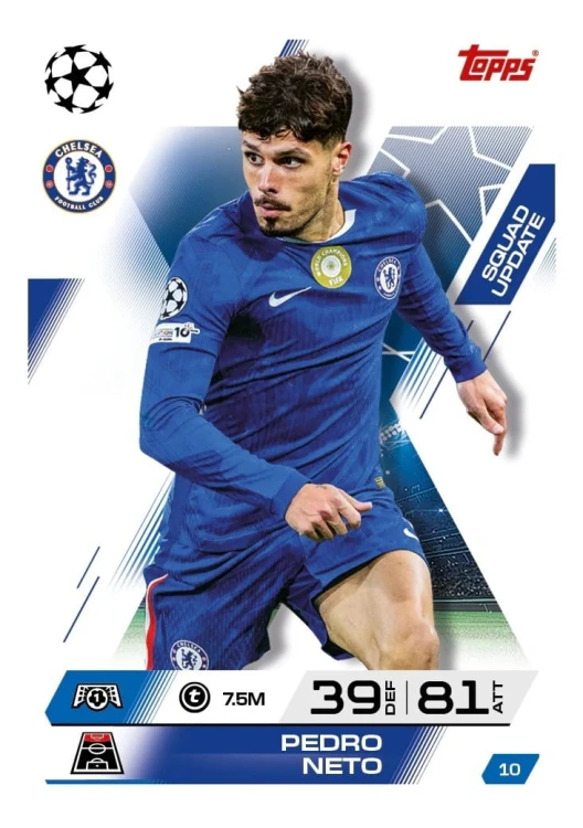 Karty TOPPS MATCH ATTAX EXTRA 2025 2026 MEGA puszka Goliaths front - karta Neto