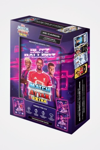 Karty TOPPS MATCH ATTAX EXTRA 2025 2026 MEGA puszka Blitzballers