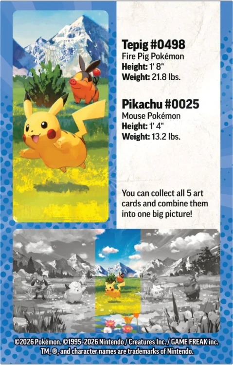 Mini Tin Pikachu Tepic puszka Pokémon TCG Mega Evolution Ascended Heroes - karta Pokemonów