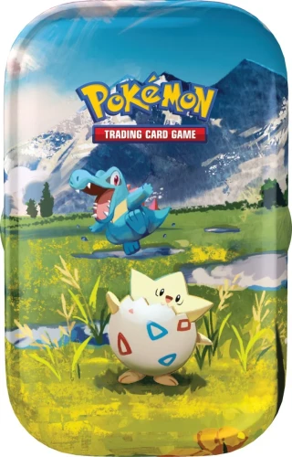 Mini Tin Togepi Totodile puszka Pokémon TCG Mega Evolution Ascended Heroes - front