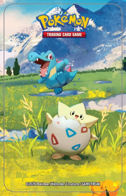 Mini Tin Togepi Totodile puszka Pokémon TCG Mega Evolution Ascended Heroes - grafika