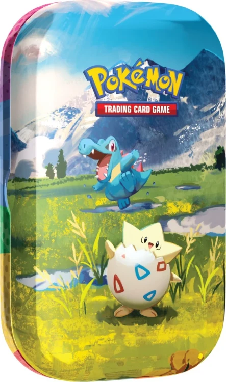 Mini Tin Togepi Totodile puszka Pokémon TCG Mega Evolution Ascended Heroes