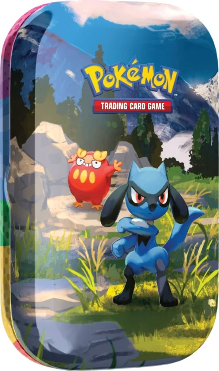 Mini Tin Riolu Darumaka puszka Pokémon TCG Mega Evolution Ascended Heroes