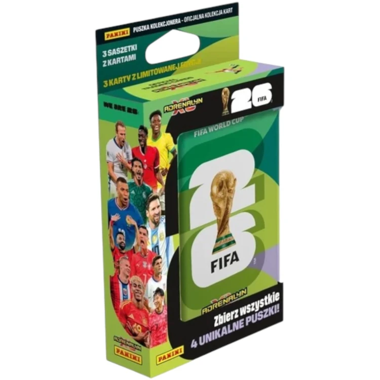 Mini puszka Panini FIFA World Cup 2026 Adrenalyn XL