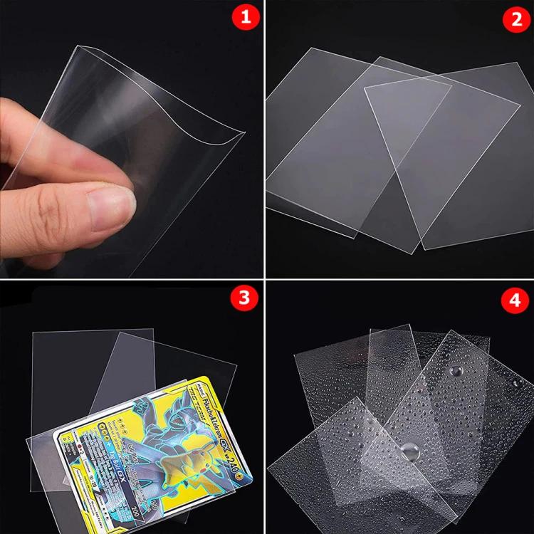Koszulki na karty Protektory Ultra clear 1000 sztuk Safe Cards Storage - zastosowanie
