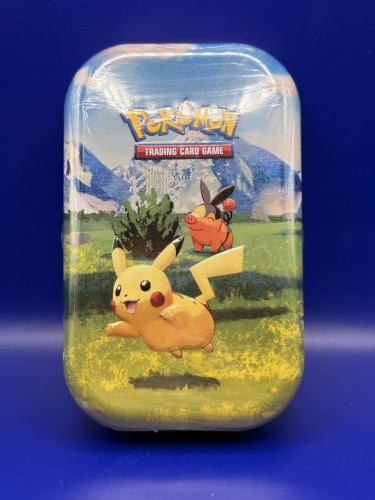 Mini Tin Pikachu Tepic puszka Pokémon TCG Mega Evolution Ascended Heroes - front zdjecie