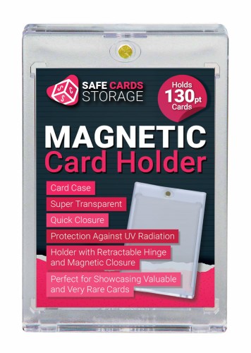 Magnetyczny holder Safe Cards Storage 130PT Ultra Clear One Touch - przezroczysty