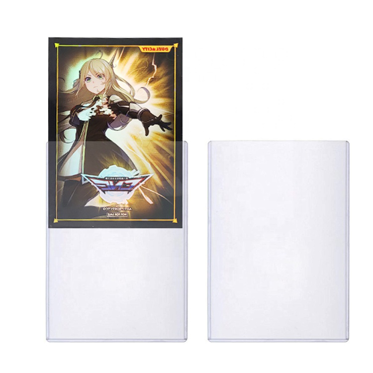 Toploader na karty regular 35PT 3 x 4 cale Ultra Clear 25 sztuk Safe Card Storage - zastosowanie z kartą