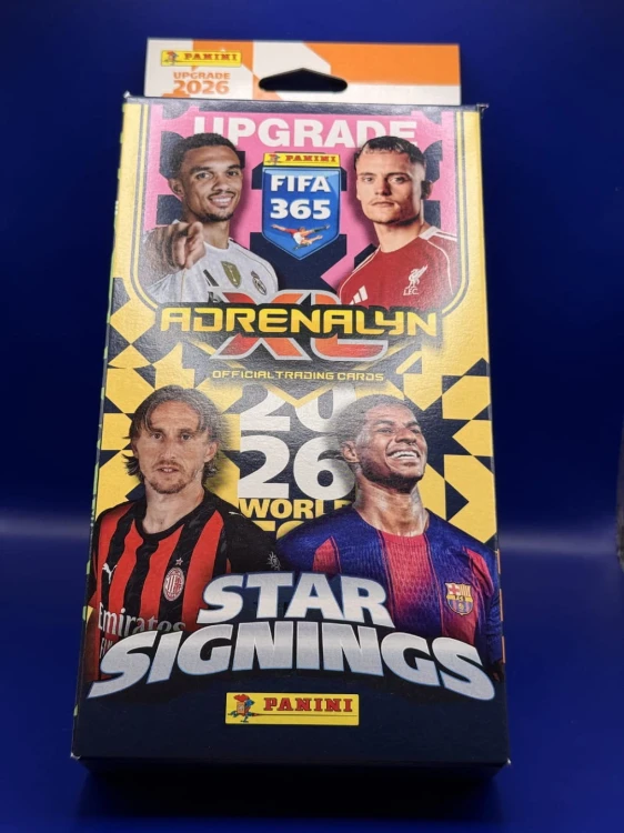 Boostermania Panini Fifa 365 Adrenalyn XL 2026 - Upgrade Star Signings - Front