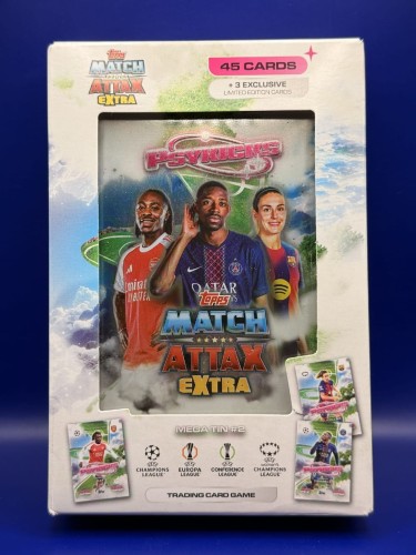 Karty TOPPS MATCH ATTAX EXTRA 2025 2026 MEGA puszka Psykicks - Front