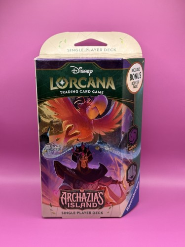 Disney Lorcana Archazia's Island Amethyst &amp; Steel Starter Deck w sklepie Boostermania