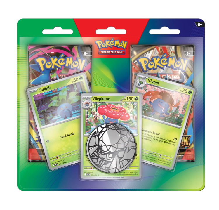 Pokémon TCG Enhanced 2-Pack Blister Booster Oddish Vileplume Gloom