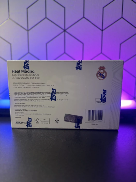 Sealed Hobby Box Los Blancos 2026 Real Madrid w sklepie TCG Boostermania