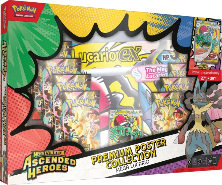 Pokemon TCG Mega Lucario Ascended Heroes - front