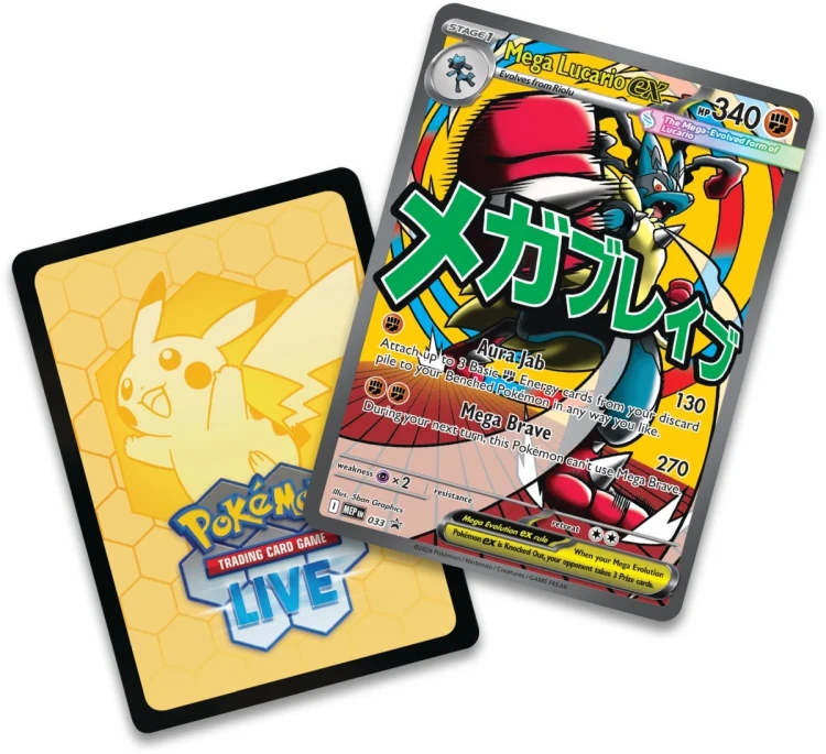 Pokemon TCG Mega Lucario Ascended Heroes - karta MEGA Lucario i kod online