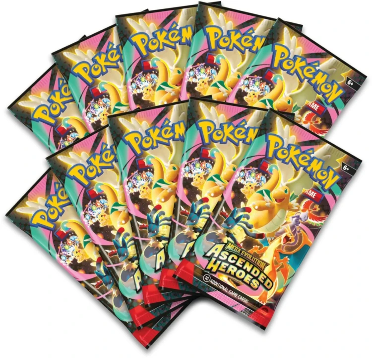Pokemon TCG Mega Evolution Ascended Heroes Premium Poster Collection Mega Gardevoir - 10 dołączonych boosterów