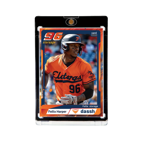 Magnetyczny holder Safe Cards Storage 130PT Magnetic Holder Ultra Clear Black Border One Touch - karta baseball