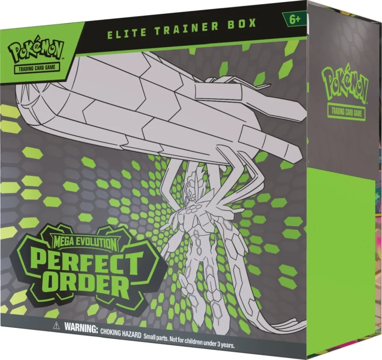 Pokémon TCG Mega Evolution Perfect Order Elite Trainer Box - bok