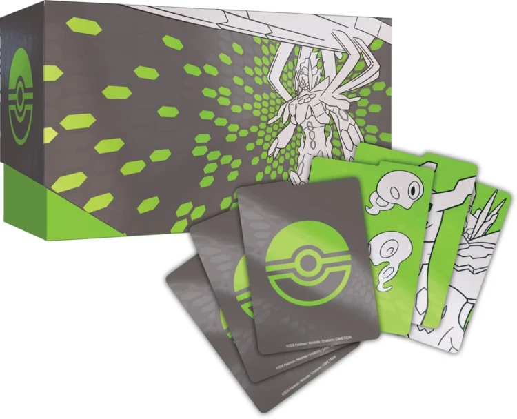 Pokémon TCG Mega Evolution Perfect Order Elite Trainer Box - zakładki do kart